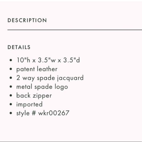 🆕Kate Spade Chestnut Street Champagne Wristlet🥂 - Picture 9 of 11